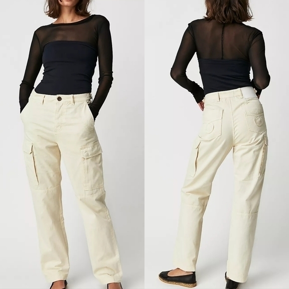 Women's One Teaspoon Cargo‎ Motion Pants Size 24 NEW Lazy Bones - Picture 1 of 5